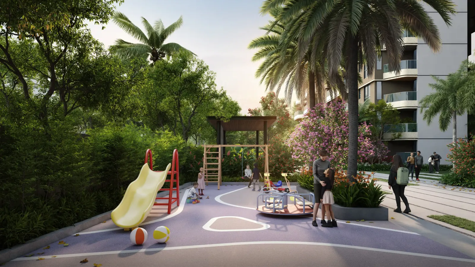 Kids play area